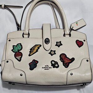 Coach Mercer 24 Satchel with Souvenir Embroidery